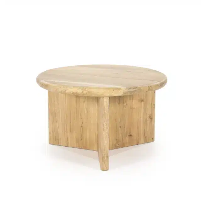 By-Boo salontafel Leoti 60x60x36 cm medium naturel mangohout