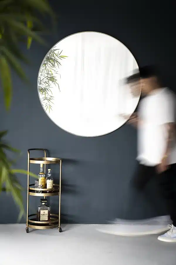 By-Boo spiegel Immense Ø120 cm goud