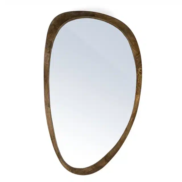By-Boo spiegel Plecto 70x5x120 cm bruin