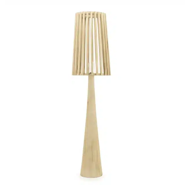 By-Boo vloerlamp 39x39x162 cm Guard naturel mangohout