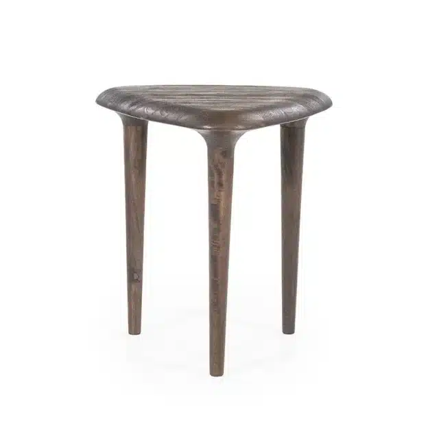 Eleonora bijzettafel Jiska 46x46x49 cm mangohout bruin