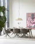 Eleonora eettafel Elijah eiken bruin