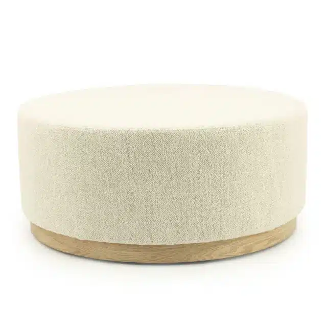 Eleonora poef Avah large beige