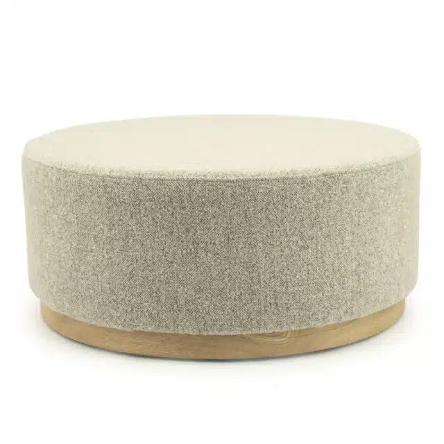 Eleonora poef Avah large taupe
