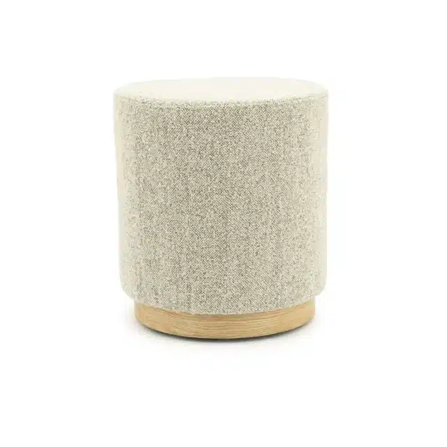 Eleonora poef Avah small taupe