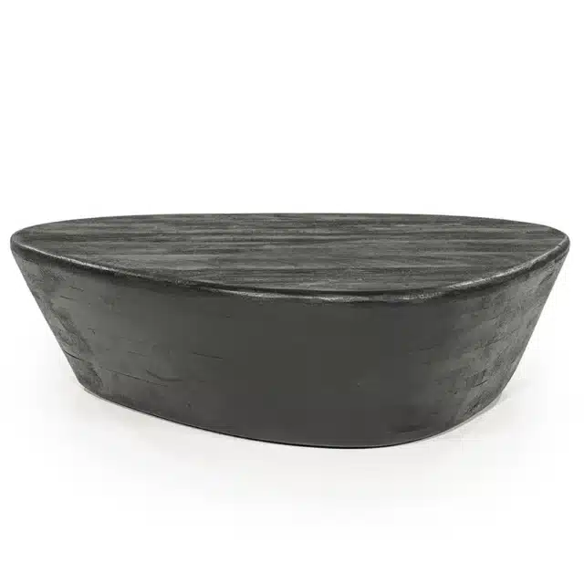 Eleonora salontafel Mila 107x78x30 cm mangohout zwart