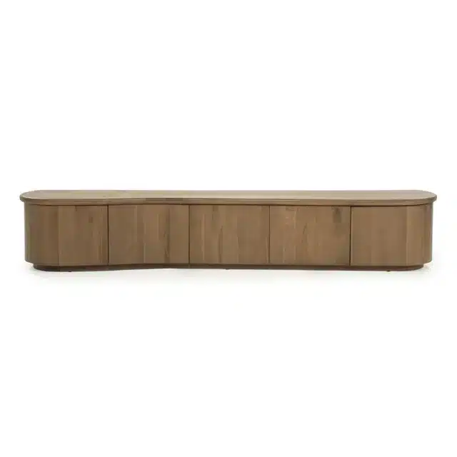 Eleonora tv meubel Josh 240x42x43 cm eiken bruin