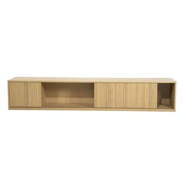 Eleonora tv meubel Milo 240x42x43 cm eiken naturel