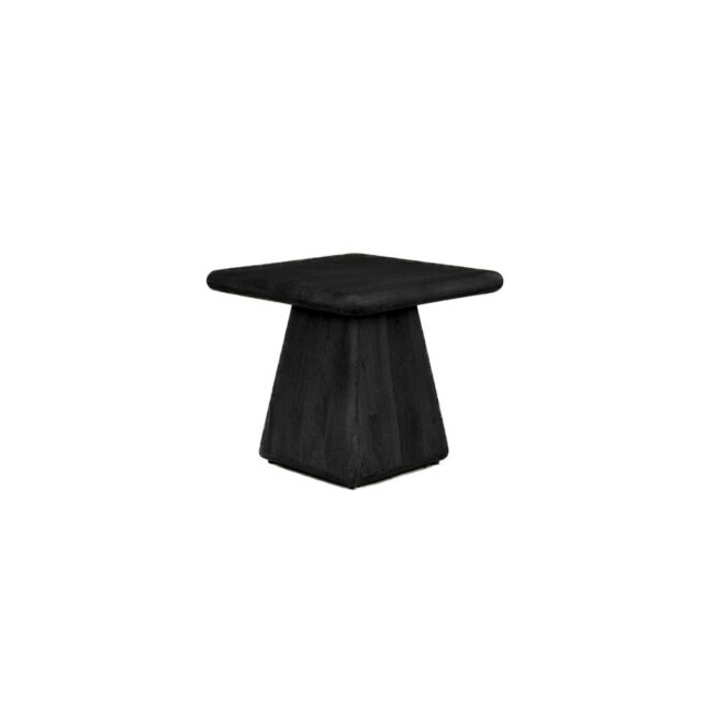 Tower Living bijzettafel Asti 60x60x45 cm vierkant mangohout zwart