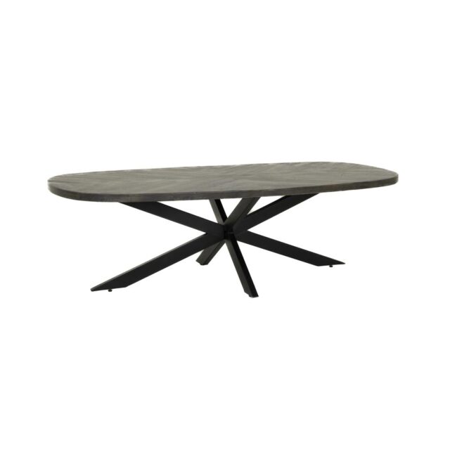 Tower Living salontafel Silvi 130x70x40 cm mangohout bruin