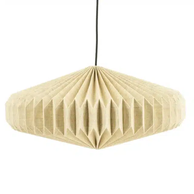 By-Boo hanglamp Ø54x21 cm Zuki 2 Linnen (set van 2)