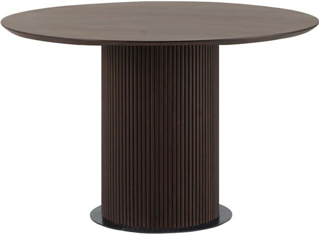 Eetkamertafel Ø120, Mango Dark Walnut - Congo Table Collection