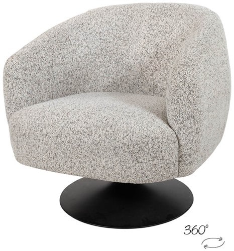 Nijwie MySons draaifauteuil Louis puente ecru 06