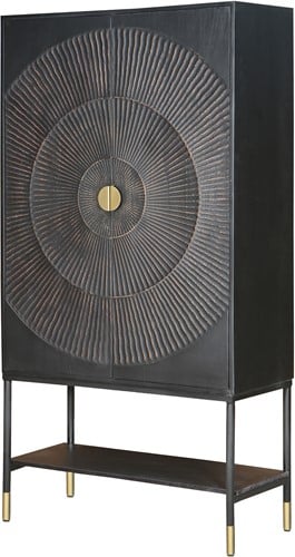Nijwie MySons 2-deurs kast met onderplank, hoog - Sun Collection
