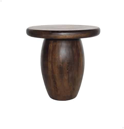 Nijwie MySons Bijzettafel Ø50, Mango Brown Walnut - Balloon Table Collection