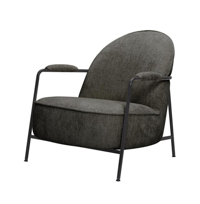 Tower Living fauteuil Amelia met arm antraciet