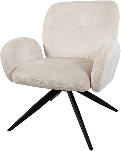 Bobby draaifauteuil 360 - Perfect Harmony - Ivory 02 - Unique Collection