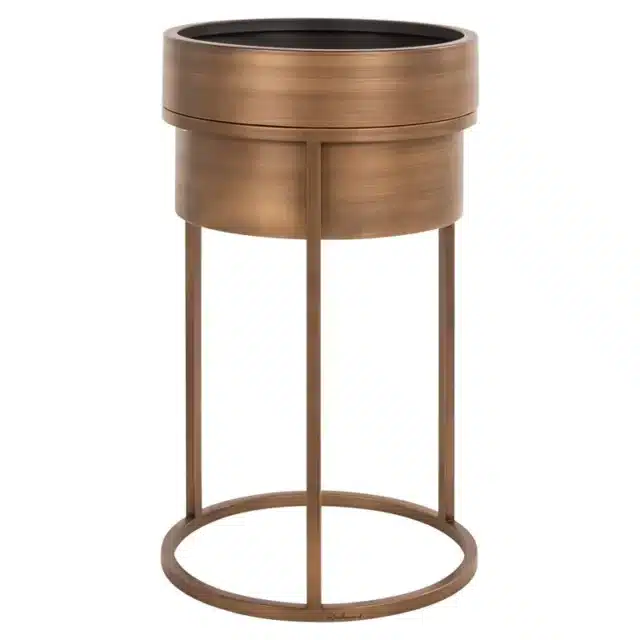 Richmond Interiors plantenbak Chadd 45x45x72,5 cm goud