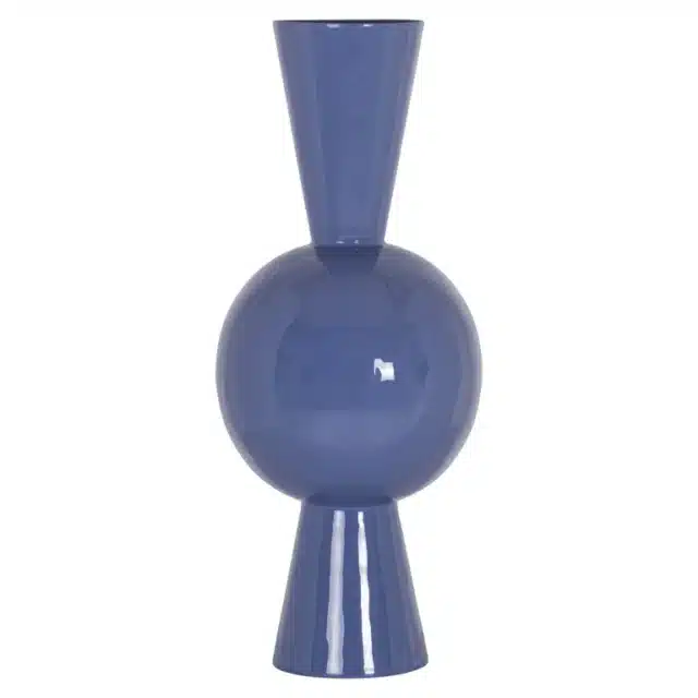 Richmond Interiors vaas 30x30x74 cm Arliss blauw