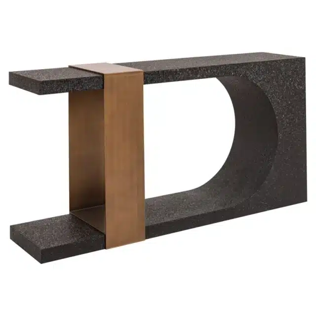 Richmond Interiors wandtafel Bazel 150x36x76 cm metaal