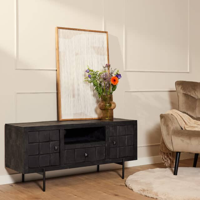 Starfurn Tv Meubel Brandy Black 120 Cm