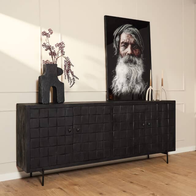 Starfurn Dressoir Brandy Black 220 Cm