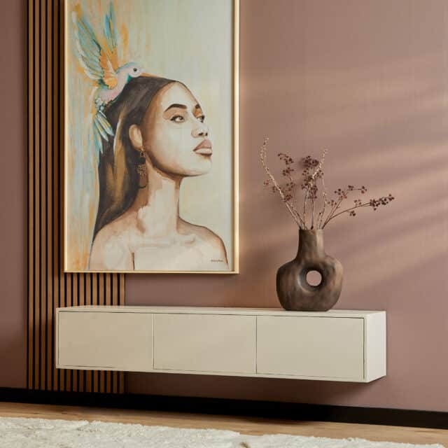 Starfurn Zwevend Tv Meubel Vision Sand 160 Cm