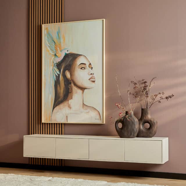 Starfurn Zwevend Tv Meubel Vision Sand 200 Cm