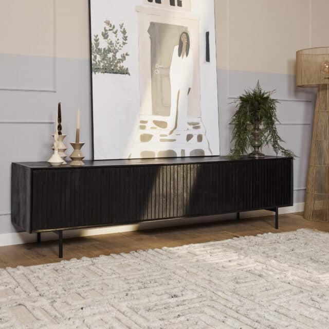 Starfurn Tv Meubel Madison Black 210 Cm