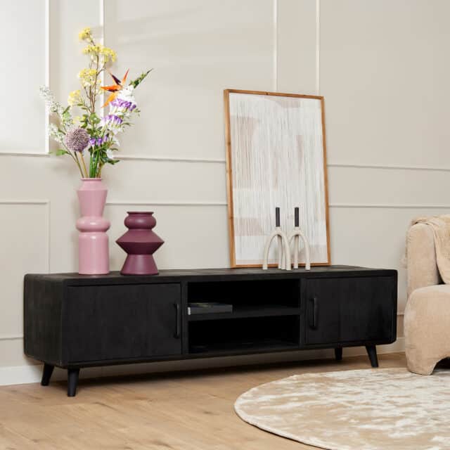 Starfurn Tv Meubel Omaha Black 180 Cm