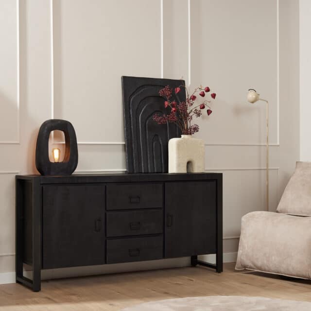 Starfurn Dressoir Boaz Black 160 Cm