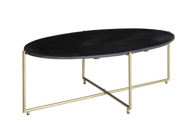 Livingfurn Salontafels Anthony Black Brass