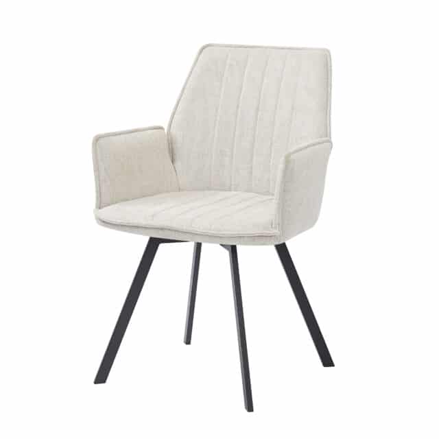 Livingfurn Eetkamerstoelen Louise Beige