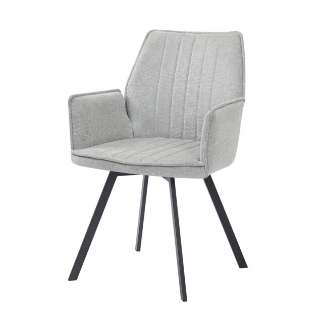 Livingfurn Eetkamerstoelen Louise Grey