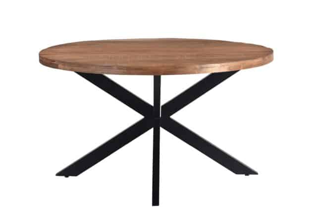 Livingfurn Eetkamertafels Rocky Round Spider 140cm
