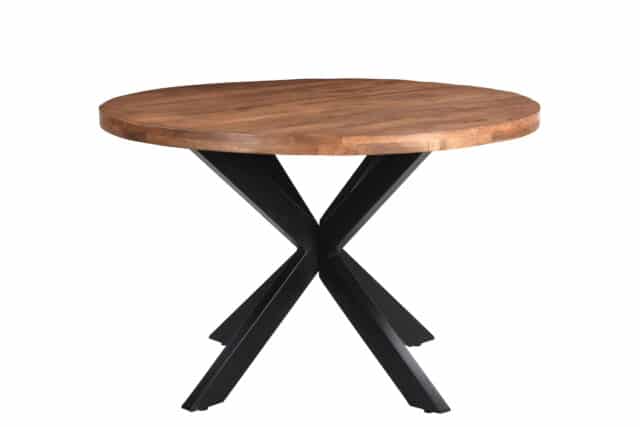 Livingfurn Eetkamertafels Rocky Round Spider 120cm