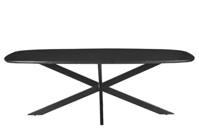 Livingfurn Eetkamertafels Jesper Danish Oval Black 180cm