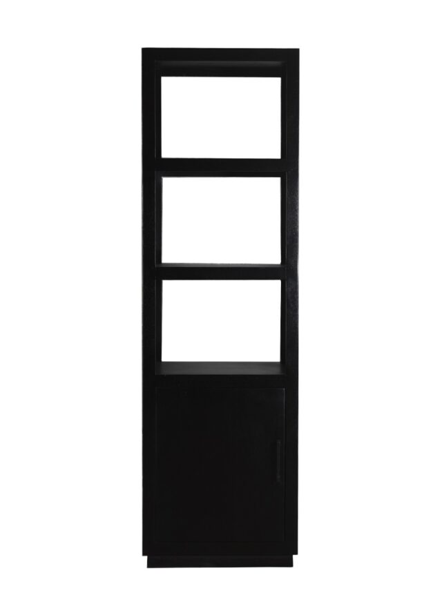 Livingfurn Boekenkasten Jaxx Black 60cm