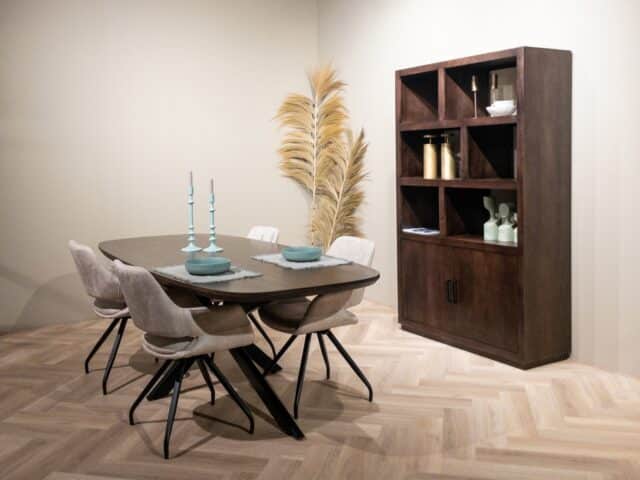 Livingfurn eettafel Jesper Danish Oval Brown 210cm