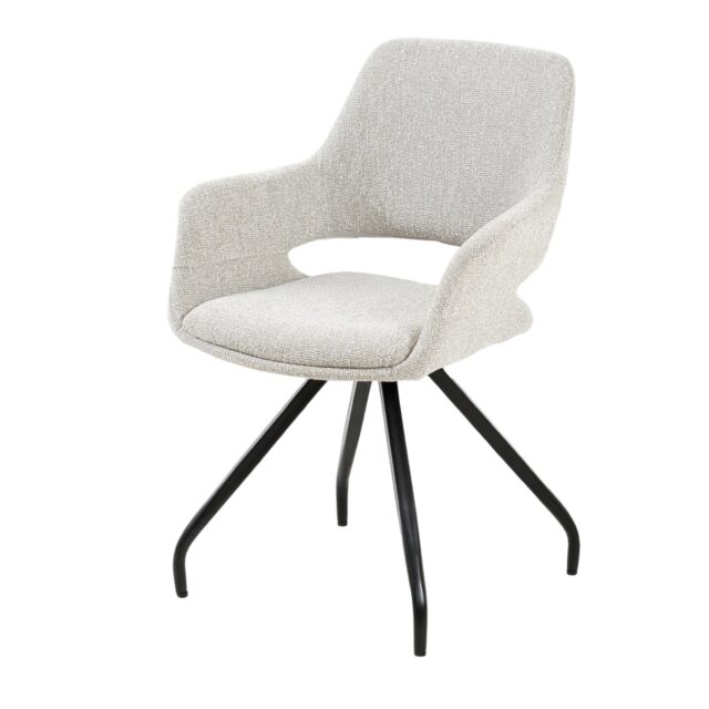 Livingfurn Eetkamerstoelen Capp Beige Lodge