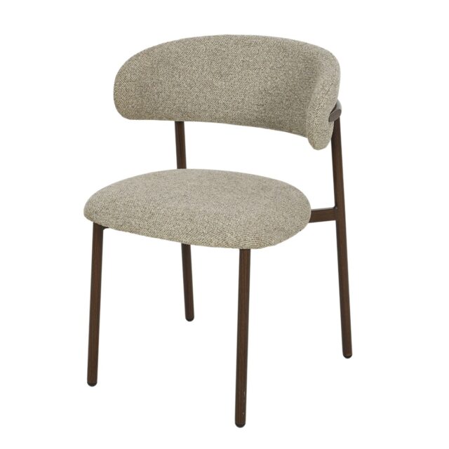 Livingfurn Eetkamerstoelen Micah Hush Walnut