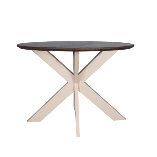 Eettafel Madison Walnut 110 Cm Poot Sand