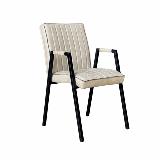 Starfurn Eetkamerstoel Tivoli Bull Beige Met Armleuning Starfurn Eetkamerstoel Tivoli Bull Beige Met Armleuning