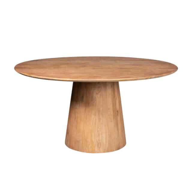 Starfurn Eettafel Madison Natural | 130 cm | Kolom Poot
