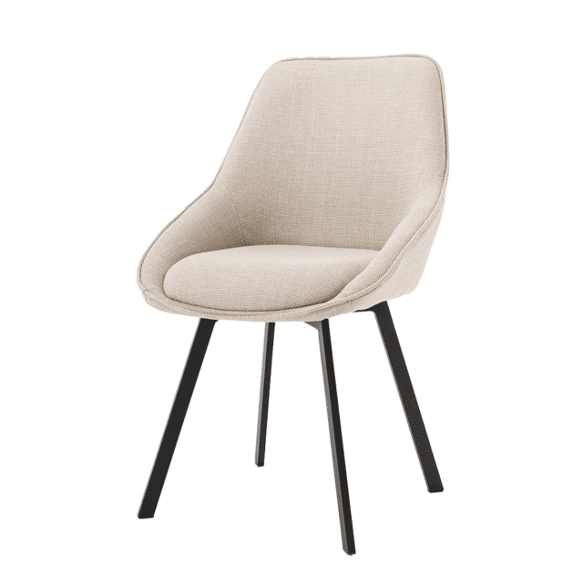 Tower Living eetkamerstoel Borgo draaibaar beige