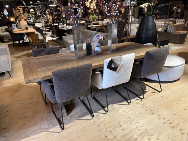 SHOWMODEL Tower Living set van 6 stuks eetkamerstoelen Dante