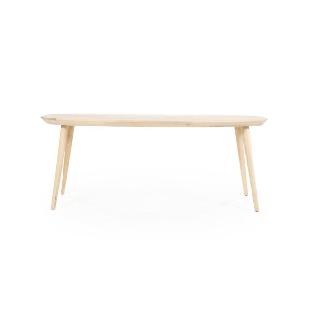 Eleonora eettafel Elijah 220x100x78 cm naturel eiken