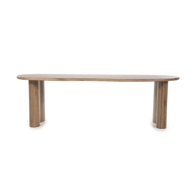 Eleonora eettafel Josh 250x110x77 cm bruin eiken