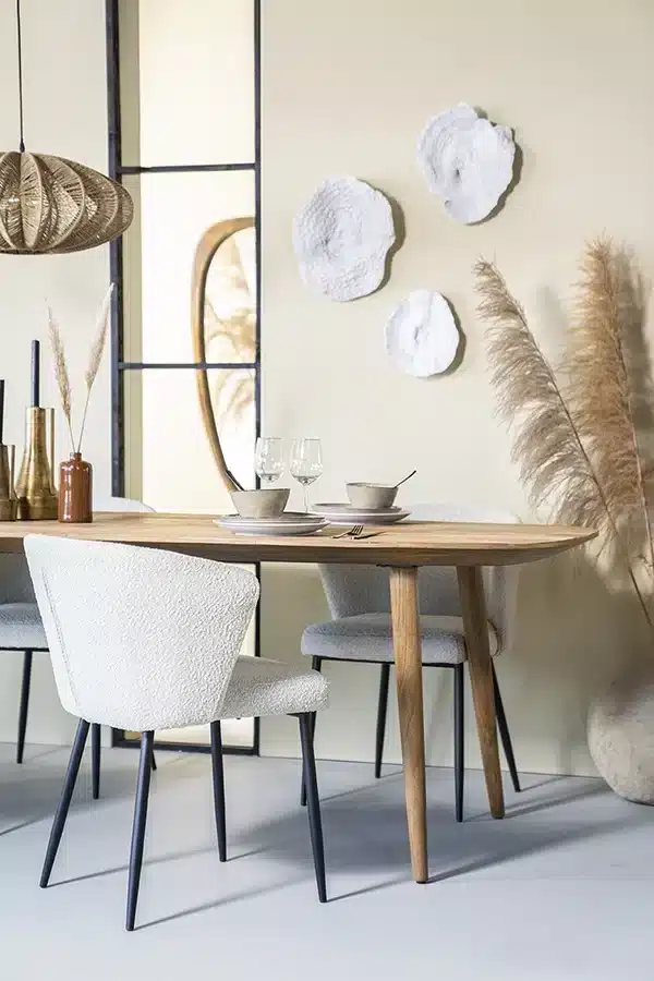 Eleonora eettafel Tabassum cm gerecycled teak