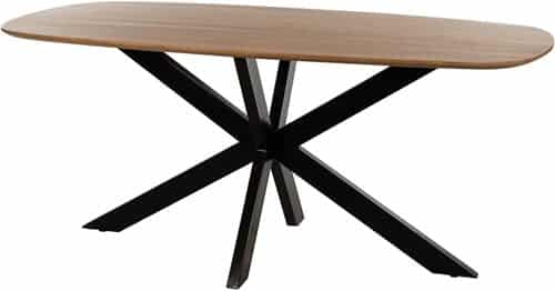 Nijwie MySons eettafel deens ovaal 230x105x78 Mango Smooth Natural – Akagi Table Collection